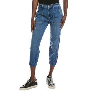 7 For All Mankind Womens Darted Boyfriend Jogger Jeans Call Me Blue Size‎ 23